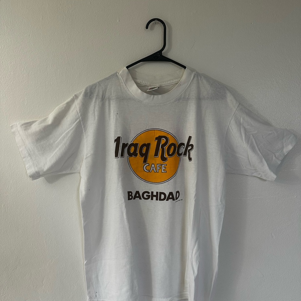 Vans White Short Sleeve Tee - Baghdad